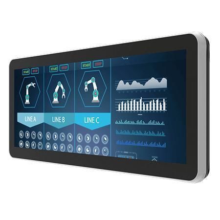Monitor con tecnología capacitiva proyectada - W12L100-GSB1 - Winmate, Inc. - pantalla táctil capacitiva PCAP / con pantalla táctil multipuntos / industrial