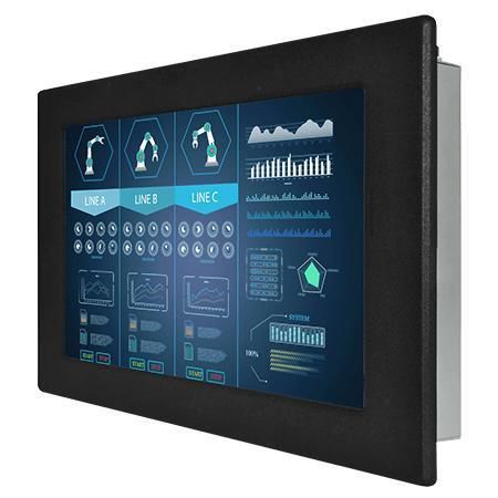 Monitor LCD - W10L100-IPH2 - Winmate, Inc. - con pantalla táctil resistiva / industrial / para uso exterior