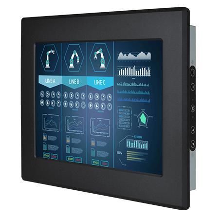 Monitor LCD - R12T600-PML1HB - Winmate, Inc. - con pantalla táctil resistiva / industrial / 12,1"