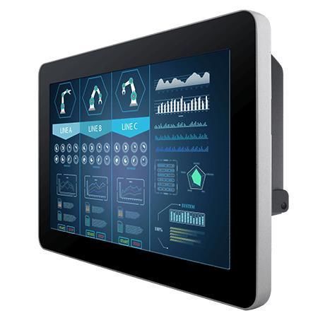 Monitor LCD - W10L100-GCH2-C - Winmate, Inc. - con tecnología capacitiva proyectada / con pantalla táctil multipuntos / industrial