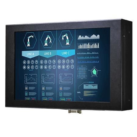 Monitor táctil - W10L100-CHH2OD - Winmate, Inc. - con pantalla táctil resistiva / industrial / para uso exterior