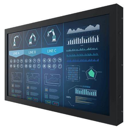 Monitor con pantalla táctil resistiva - W15L100-CHL1OD - Winmate, Inc. - de comunicación visual / de visualización / para interfaz HMI
