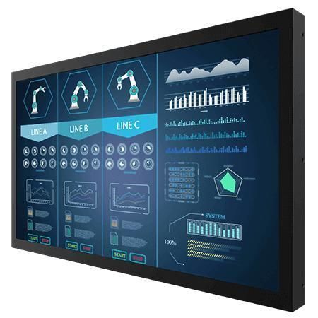 Monitor con pantalla táctil resistiva - W22L100-CHB1OD - Winmate, Inc. - para máquina industrial / de comunicación visual / para vehículo
