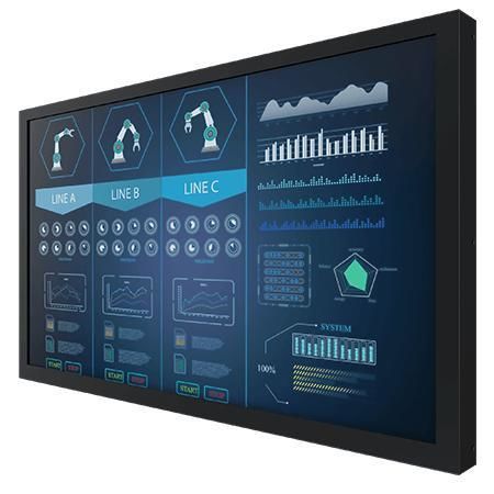 Monitor LCD - W24L100-CHC1OD - Winmate, Inc. - táctil / con pantalla táctil resistiva / industrial