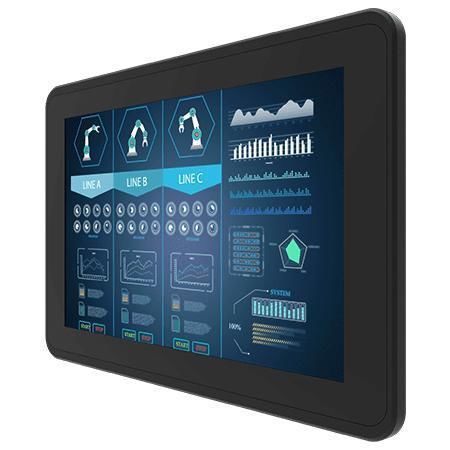 Monitor con pantalla táctil multipuntos - W10L100-EHH2OD - Winmate, Inc. - con tecnología capacitiva proyectada / pantalla táctil capacitiva PCAP / con pantalla táctil