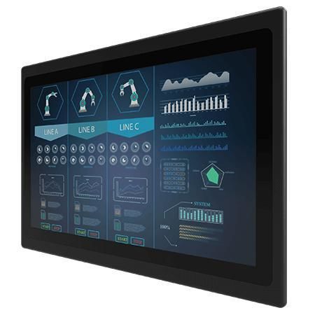 Monitor táctil - W22L100-EHB1OD - Winmate, Inc. - con pantalla táctil multipuntos / con tecnología capacitiva proyectada / pantalla táctil capacitiva PCAP