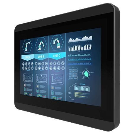 Monitor táctil - W07L100-PCO1OD - Winmate, Inc. - con pantalla táctil multipuntos / de pantalla táctil multipunto / con tecnología capacitiva proyectada