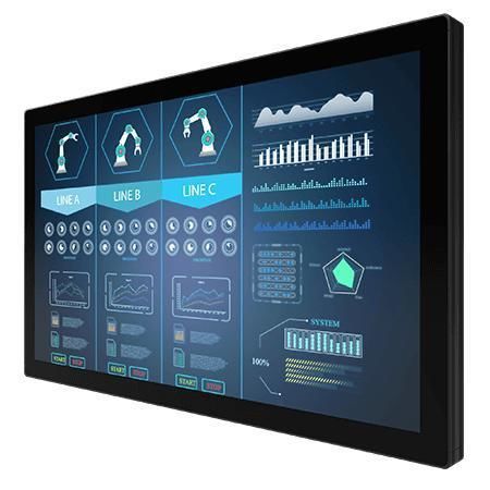Monitor con pantalla táctil multipuntos - W43L100-PCA1OD - Winmate, Inc. - de pantalla táctil multipunto / con tecnología capacitiva proyectada / pantalla táctil capacitiva PCAP
