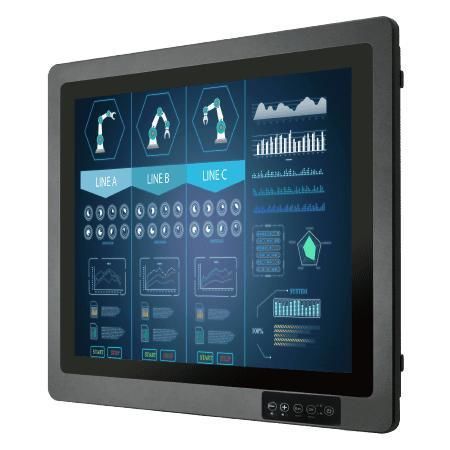 Monitor de pantalla táctil multipunto - R19L100-67FTP(HB) - Winmate, Inc. - con tecnología capacitiva proyectada / industrial / para máquina industrial