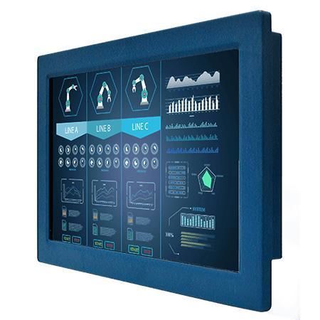 Monitor LCD - R12L100-VMM2 - Winmate, Inc. - táctil / con pantalla táctil resistiva de 5 hilos / industrial