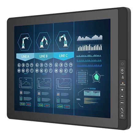 Monitor LCD - R15L100-VMC3-P(HB) - Winmate, Inc. - con pantalla táctil multipuntos / con tecnología capacitiva proyectada / con pantalla táctil resistiva de 5 hilos