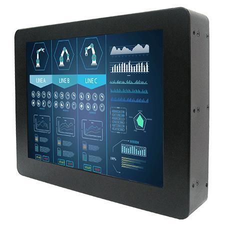 Monitor LCD - R10L100-RMA1WT - Winmate, Inc. - con pantalla táctil resistiva / industrial / para máquina industrial