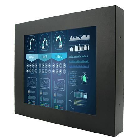 Monitor LCD TFT - S17L500-RMM1 - Winmate, Inc. - con pantalla táctil resistiva / de visualización / para interfaz HMI