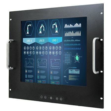 Monitor LCD - R15L100-RKA1 - Winmate, Inc. - con pantalla táctil resistiva / con pantalla táctil / industrial