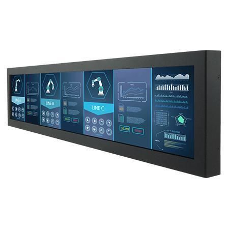 Monitor LCD - W28L100-CHA2 - Winmate, Inc. - de comunicación visual / de visualización / para vehículo