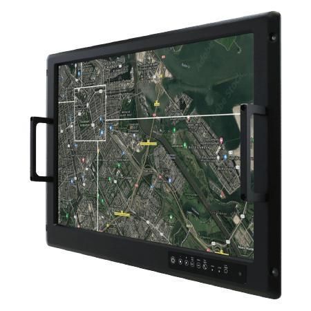Monitor LCD - W24L100-RKS1ML - Winmate, Inc. - con pantalla táctil resistiva / con pantalla táctil resistiva de 5 hilos / con pantalla táctil
