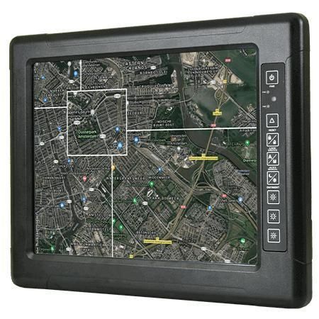 Monitor con pantalla táctil resistiva - R15L100-MLA3HB - Winmate, Inc. - con pantalla táctil resistiva de 5 hilos / con pantalla táctil / para vehículo