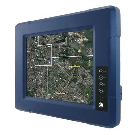 Monitor con pantalla táctil resistiva - R08L100-VMN1-NI - Winmate, Inc. - con pantalla táctil resistiva de 5 hilos / con pantalla táctil / para uso exterior