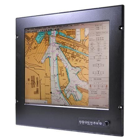 Monitor LCD - R10L210-MRM2 - Winmate, Inc. - con pantalla táctil resistiva / marino / 10.4"