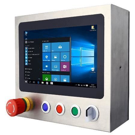 Panel PC con pantalla táctil multipuntos - W10IE3S-SPH2-B - Winmate, Inc. - pantalla táctil capacitiva PCAP / 10.1" / 1280 x 800