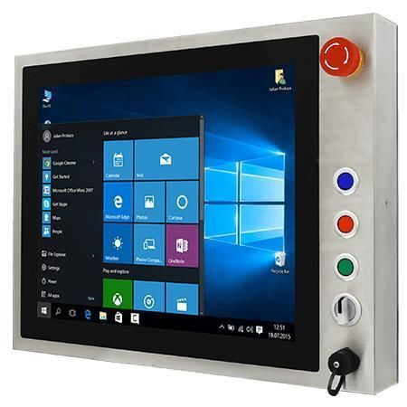 Panel PC con pantalla táctil multipuntos - R15IE3S-SPC3-B - Winmate, Inc. - pantalla táctil capacitiva PCAP / 15" / 1024 x 768