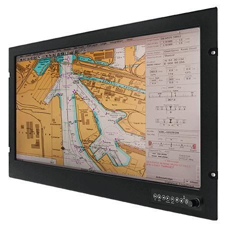 Monitor con pantalla táctil - W24L100-MRA1 - Winmate, Inc. - con pantalla táctil resistiva / marino / 24"