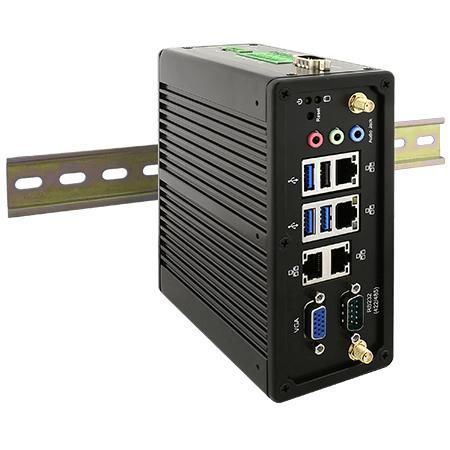 PC box - IBDRW100-EX-P - Winmate, Inc. - en riel DIN / Intel® Atom x7-E3950 / Intel® Apollo Lake E3950