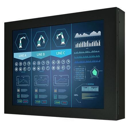 Monitor TFT - R10L100-CHT2 - Winmate, Inc. - con pantalla táctil resistiva / para máquina industrial / para interfaz HMI