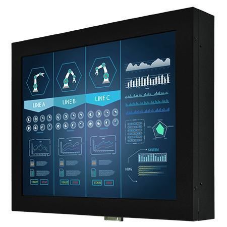 Monitor TFT - R12T600-CHL1 - Winmate, Inc. - con pantalla táctil resistiva / para la industria / de visualización