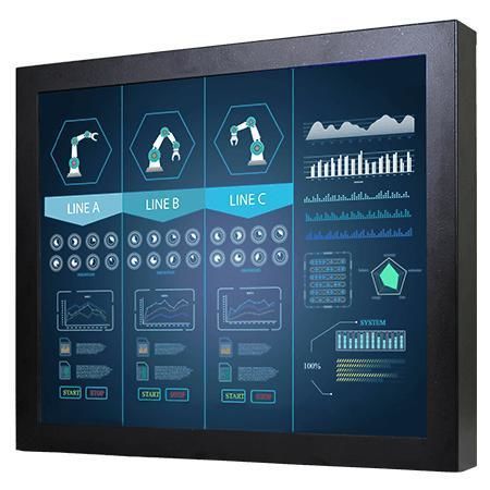 Monitor con pantalla táctil resistiva - R15L100-CHA3WT - Winmate, Inc. - 15" / 1024 x 768 / de montaje VESA
