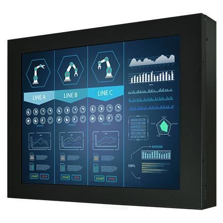 Monitor con pantalla táctil resistiva - R15L100-CHC3HB - Winmate, Inc. - industrial / de baja presión / para interfaz HMI