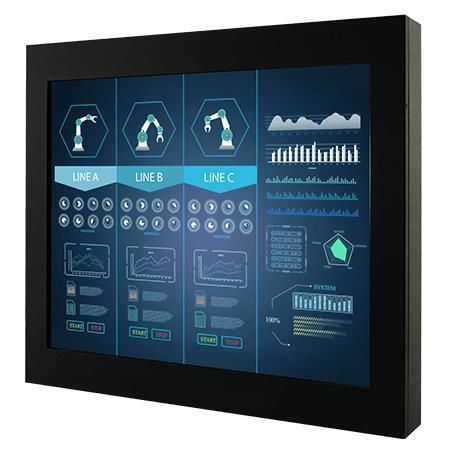Monitor con pantalla táctil - R17L500-CHM1 - Winmate, Inc. - con pantalla táctil resistiva / industrial / 17"