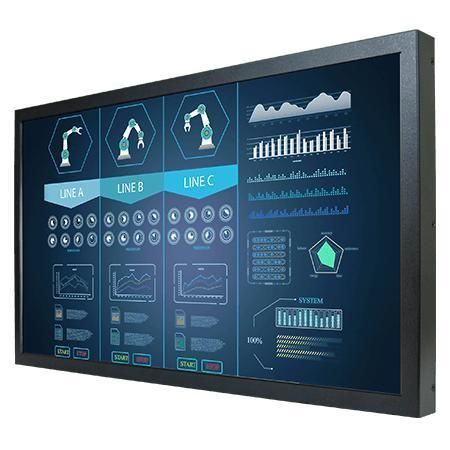 Monitor con pantalla táctil resistiva - W24L100-CHA2TR - Winmate, Inc. - de visualización / para máquina industrial / para interfaz HMI