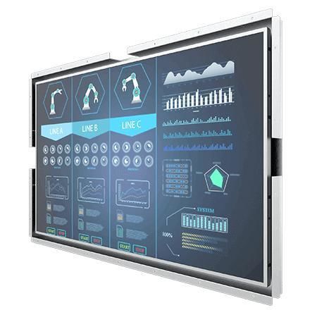Monitor LCD - W43L300-OFA2HB - Winmate, Inc. - de comunicación visual / para máquina industrial / para interfaz HMI