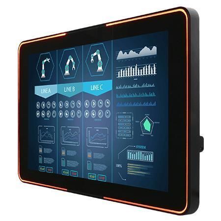 Monitor con pantalla táctil multipuntos - W10L100-PCH2LB - Winmate, Inc. - pantalla táctil capacitiva PCAP / industrial / 10.1"