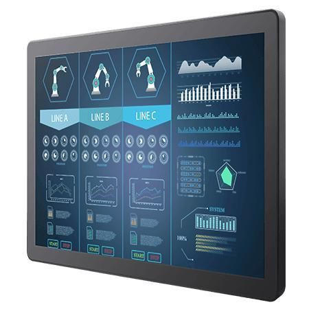 Monitor con pantalla táctil multipuntos - R19L100-GCM1 - Winmate, Inc. - pantalla táctil capacitiva PCAP / para interfaz HMI / 19"