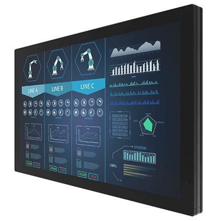 Monitor con pantalla táctil multipuntos - W43L100-PCA3 - Winmate, Inc. - pantalla táctil capacitiva PCAP / industrial / de comunicación visual