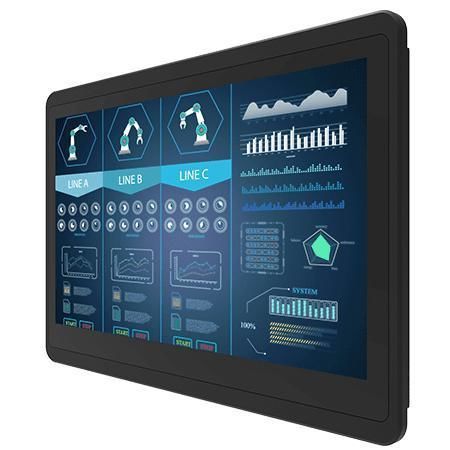 Monitor con pantalla táctil multipuntos - R15L100-EHC3 - Winmate, Inc. - con tecnología capacitiva proyectada / para máquina industrial / para interfaz HMI
