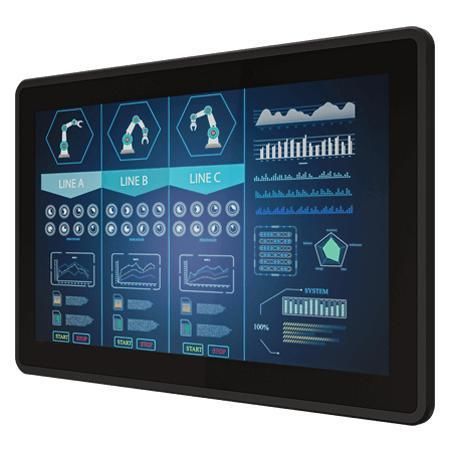 Monitor LCD - W15L100-EHA4 - Winmate, Inc. - con pantalla táctil multipuntos / retroiluminación LED / pantalla táctil capacitiva PCAP