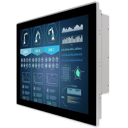 Monitor con pantalla táctil multipuntos - R19L300-PPA1HB - Winmate, Inc. - con tecnología capacitiva proyectada / pantalla táctil capacitiva PCAP / 19"
