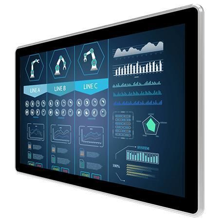 Monitor LCD - W22L100-PPA3 - Winmate, Inc. - con pantalla táctil multipuntos / con tecnología capacitiva proyectada / industrial