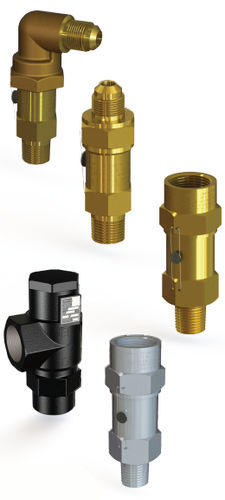 Válvula de alivio de presión para sistemas refrigeración - 52xx, 56xx, 53xx series  - Henry Technologies - con chapaleta