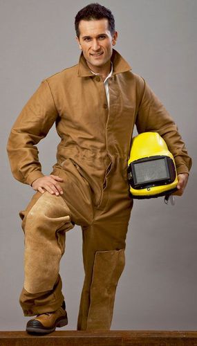 Traje para arenado - 605  - EKASTU Safety - de trabajo / de cuero / unisex
