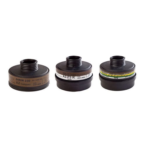 Filtro de gas - DIRIN 230 A2 compact - EKASTU Safety - de cartucho / para máscara respiratoria / de conexión de rosca