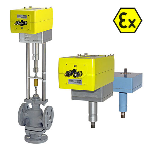 Actuador para válvula eléctrico - ExMax.. + LIN - Rotork Schischek - lineal / con reductor de piñon recto / compacto