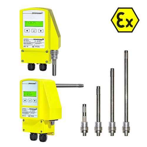 Sensor de temperatura y de humedad de pared - ExCos-D - Rotork Schischek - de inserción / de resistencia / digital