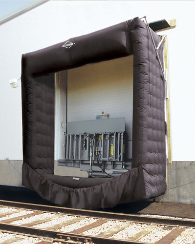 Abrigo de carga retráctil - Rail-Dox™ - Rite-Hite - flexible / inflable / calorífugo