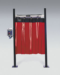 Cortina de tejido - SlideAir™ - Rite-Hite - plegable / corredera