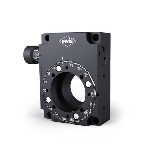 Platina de posicionamiento rotativa - DT 40-D25 - OWIS GmbH - manual / 1 eje / de precisión