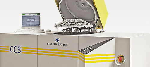 Máquina de deposición asistida mediante haz de iones - CCS series - Bühler Leybold Optics - de película fina / de vacío / para lentes oftalmológicas